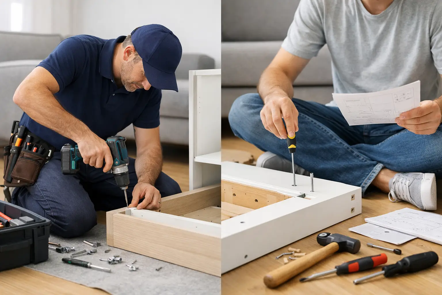 Professional Furniture Assembly vs DIY