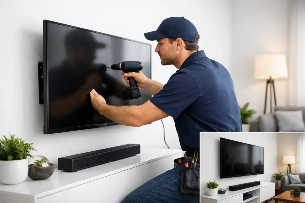 TV Mounting Service for a Safer, Cleaner Setup
