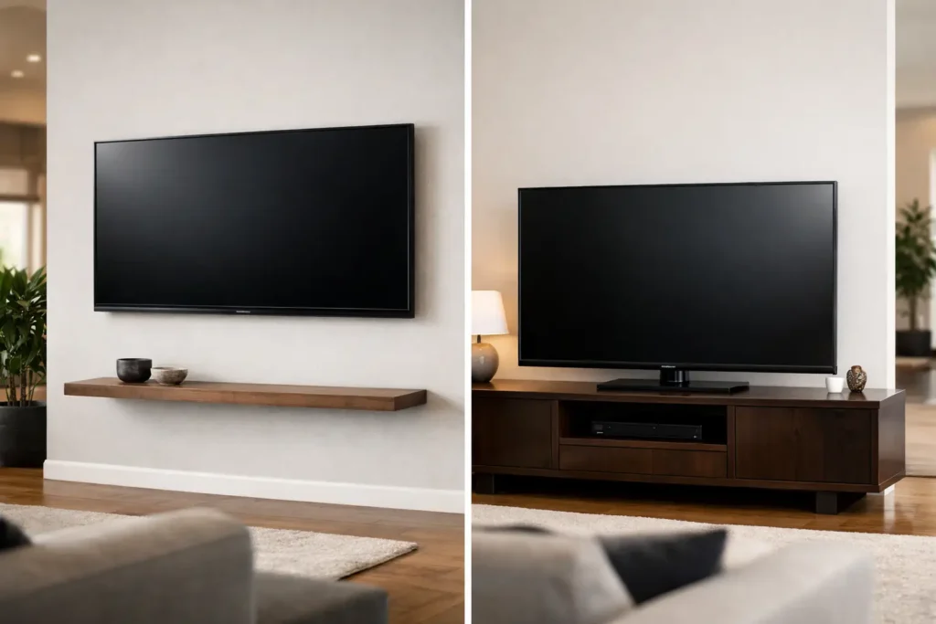 TV Mounting vs TV Stand: Which Fits Best?
