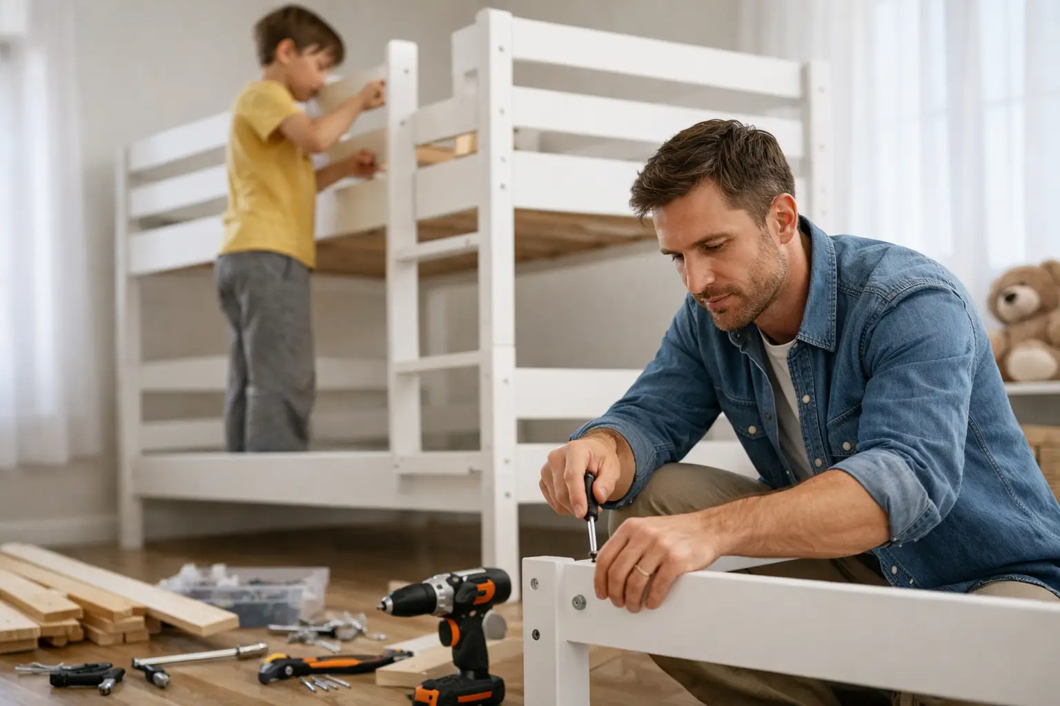 How to Assemble Bunk Beds Safely