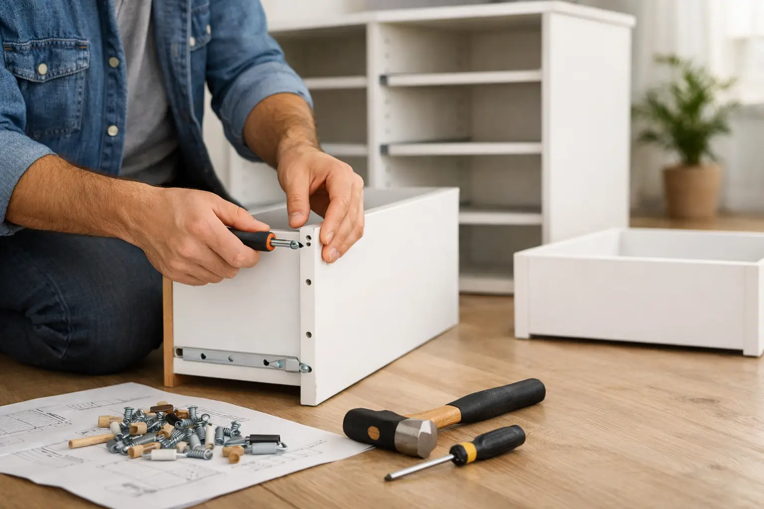 How to Assemble a Dresser Without Damage