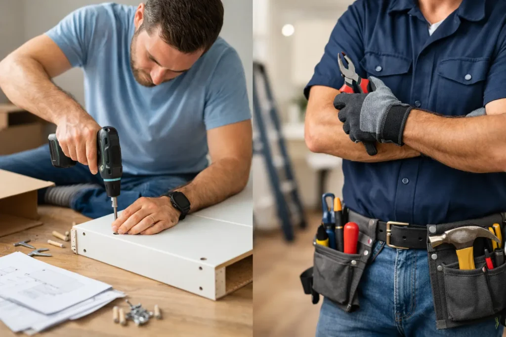 Furniture Assembly Versus Handyman: Who to Call?