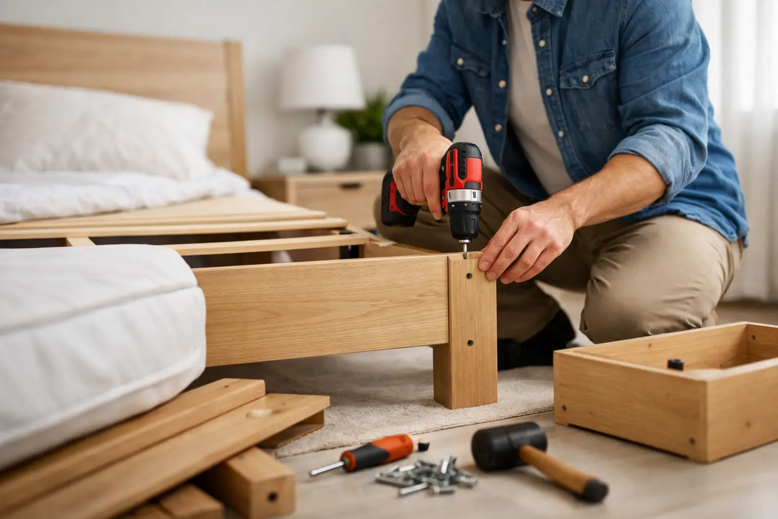 How to Disassemble Bedroom Furniture Safely