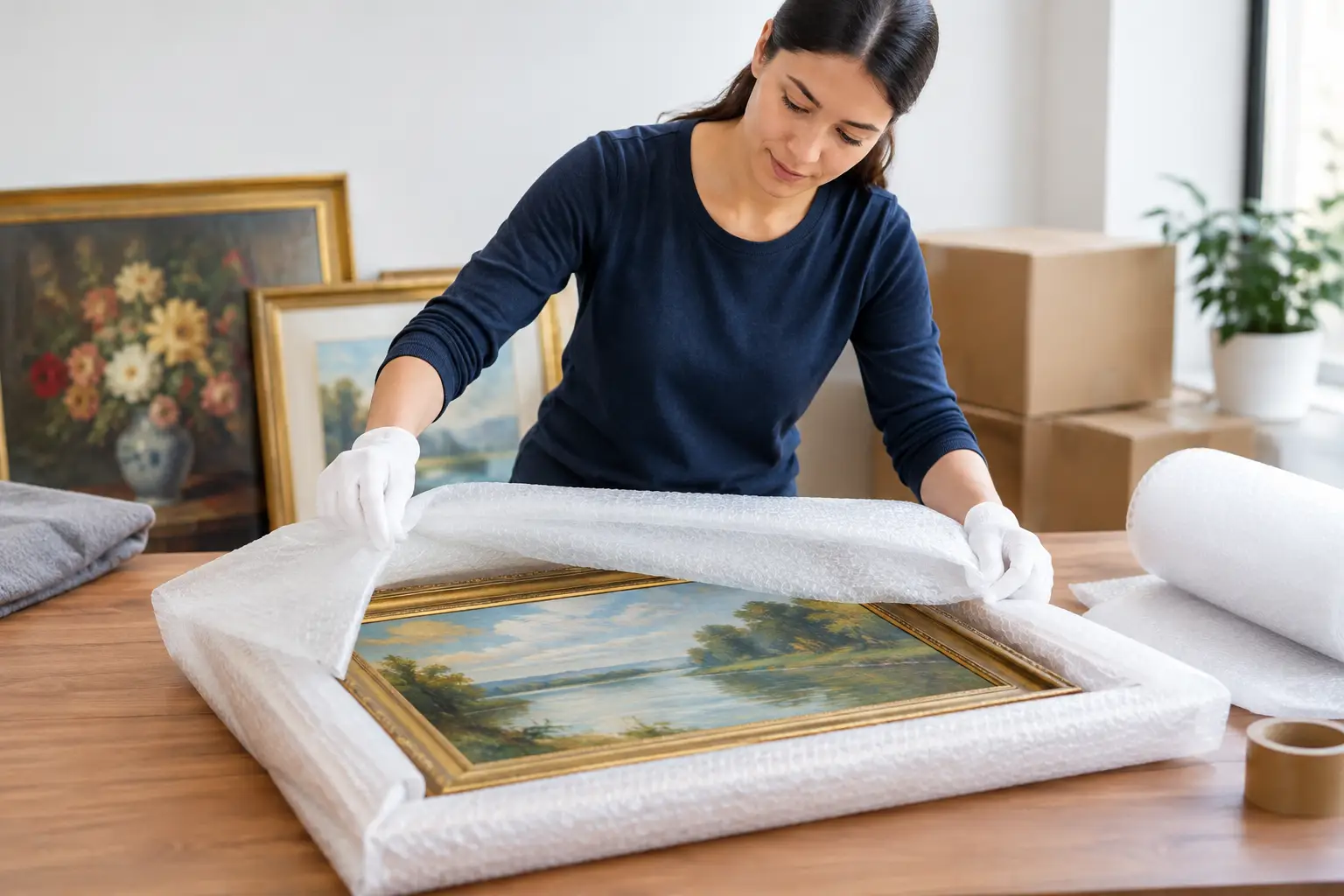 How to Pack Fragile Artwork for a Safe Move
